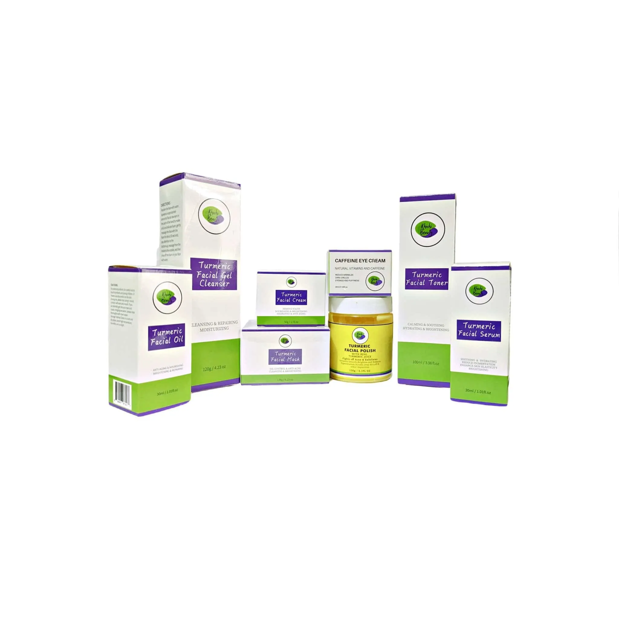 Khichi Beauty  8 Piece Turmeric Bundle
