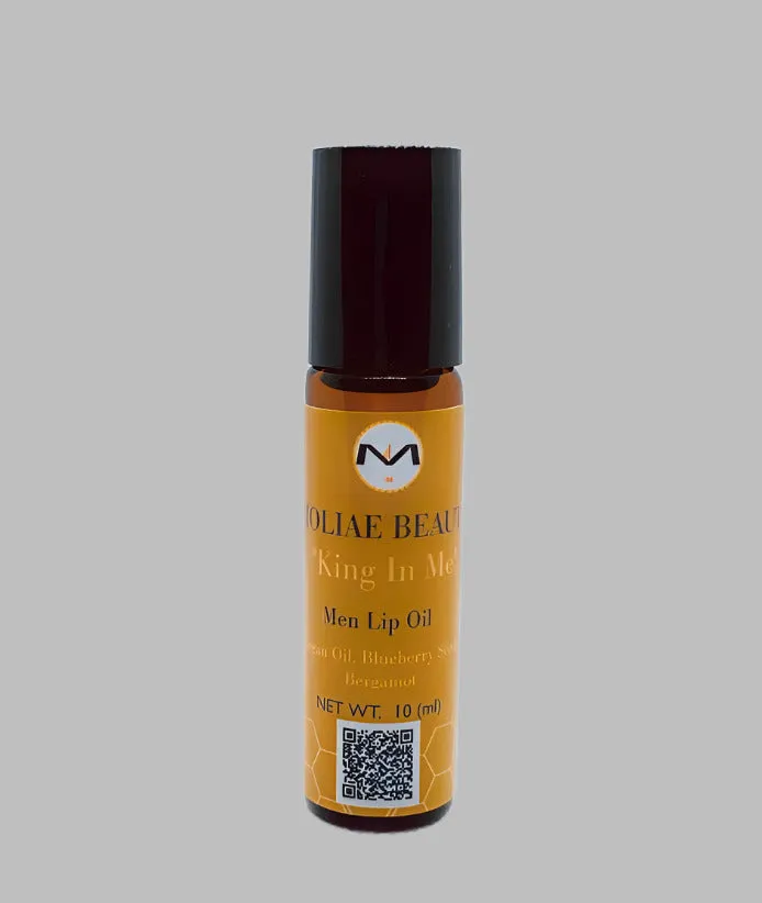 King In Me | Men Lip Oil | Argan Oil | Blueberry Seed Oil | Bergamot
