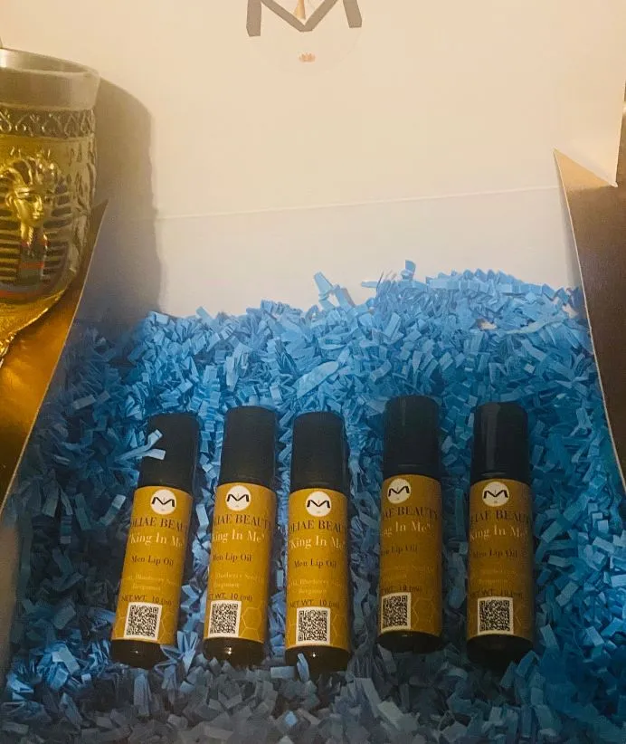 King In Me | Men Lip Oil | Argan Oil | Blueberry Seed Oil | Bergamot
