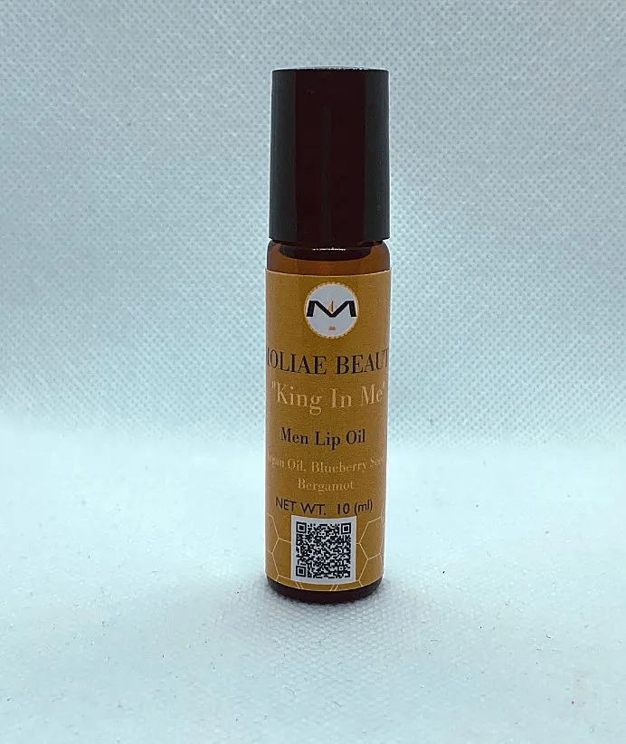 King In Me | Men Lip Oil | Argan Oil | Blueberry Seed Oil | Bergamot