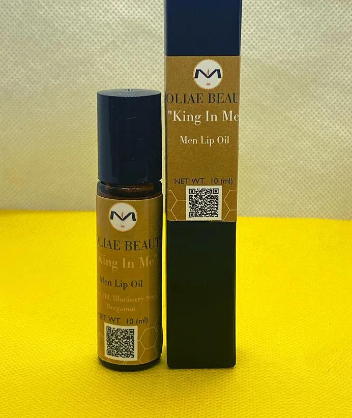 King In Me | Men Lip Oil | Argan Oil | Blueberry Seed Oil | Bergamot