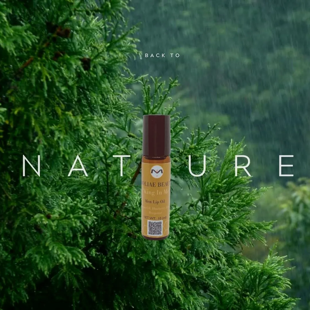 King In Me | Men Lip Oil | Argan Oil | Blueberry Seed Oil | Bergamot