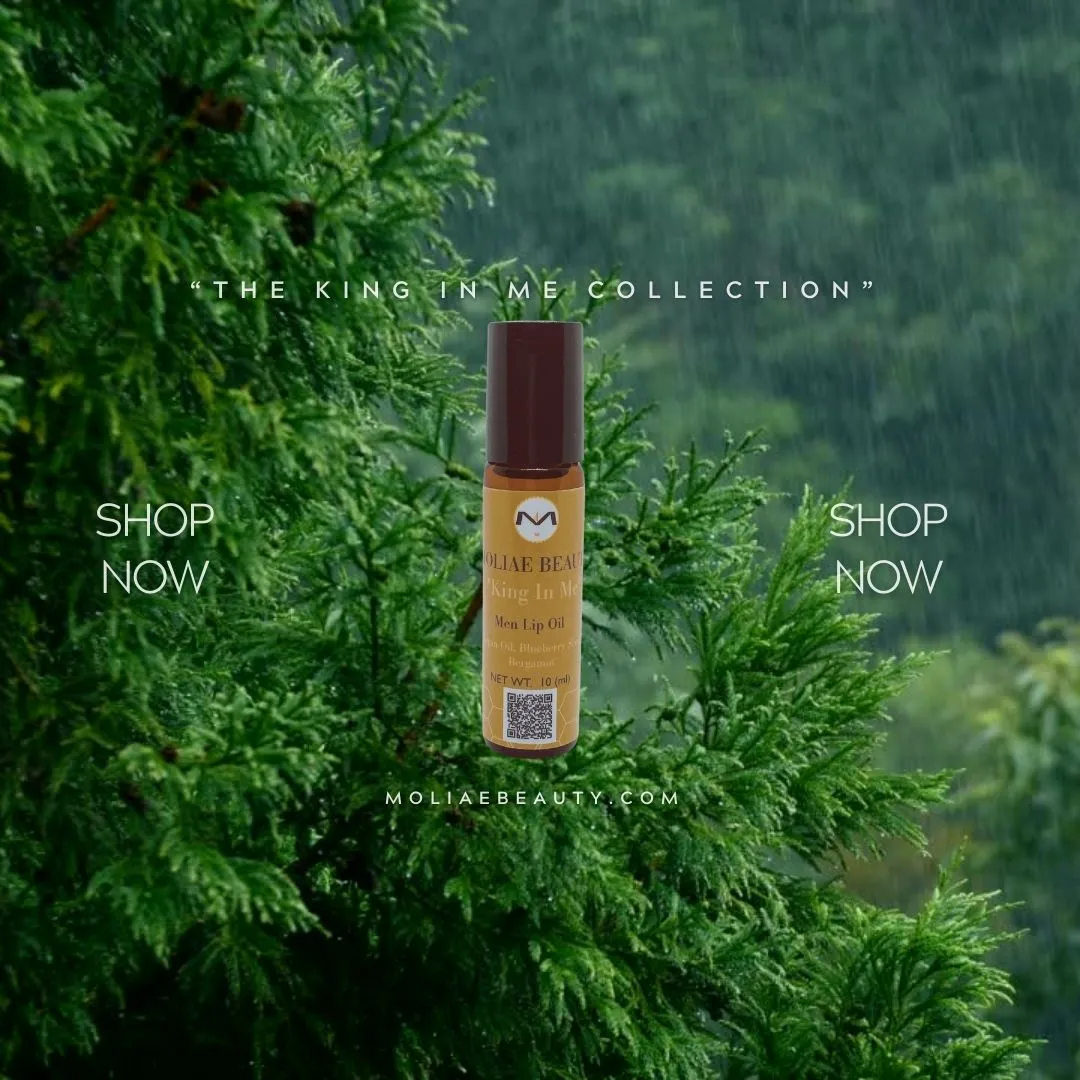 King In Me | Men Lip Oil | Argan Oil | Blueberry Seed Oil | Bergamot