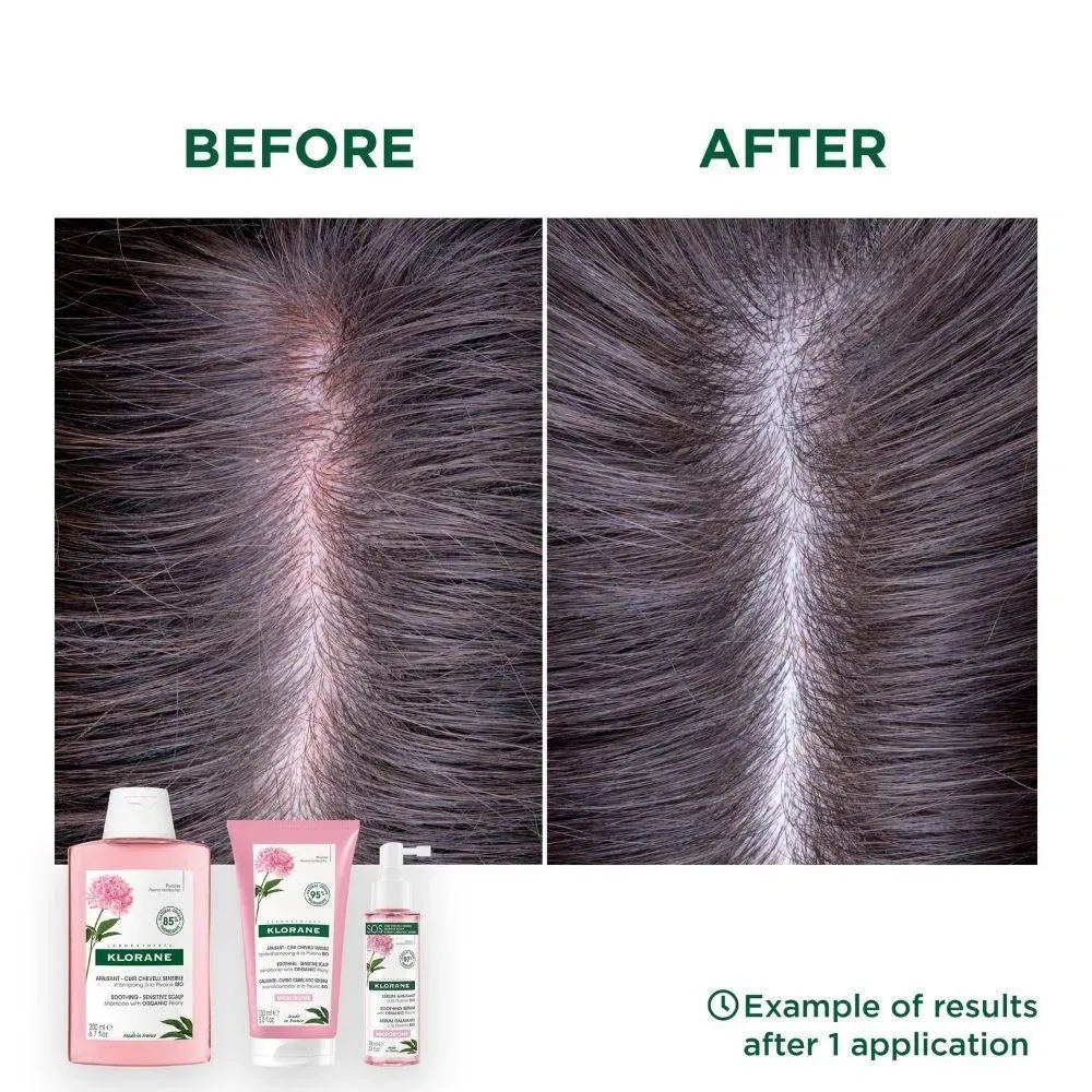 Klorane shampoo Peony - sensitive scalp (400 ml)