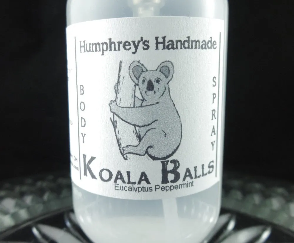 KOALA BALLS Unisex Body Spray | Peppermint Eucalyptus | Essential Oil