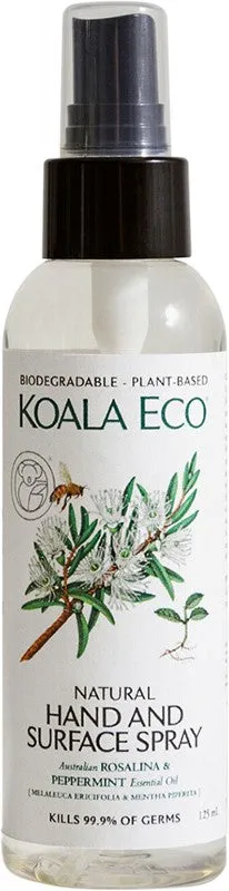 Koala Eco Natural Hand & Surface Spray Rosalina & Peppermint 125ml