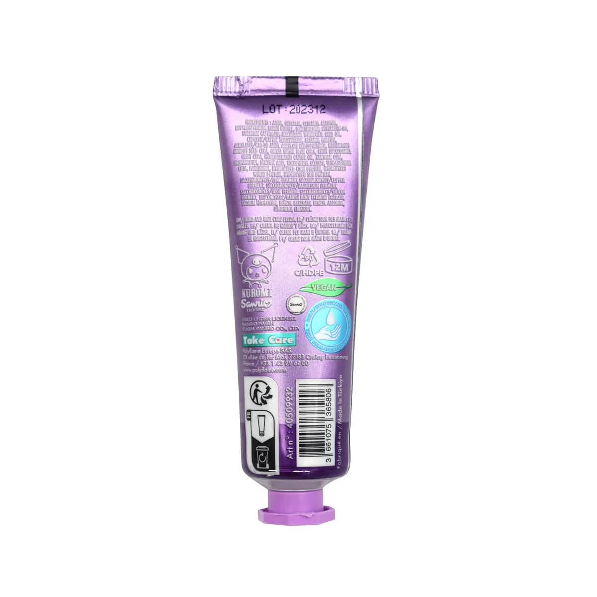 Kuromi Moisturising Hand Cream by Take Care