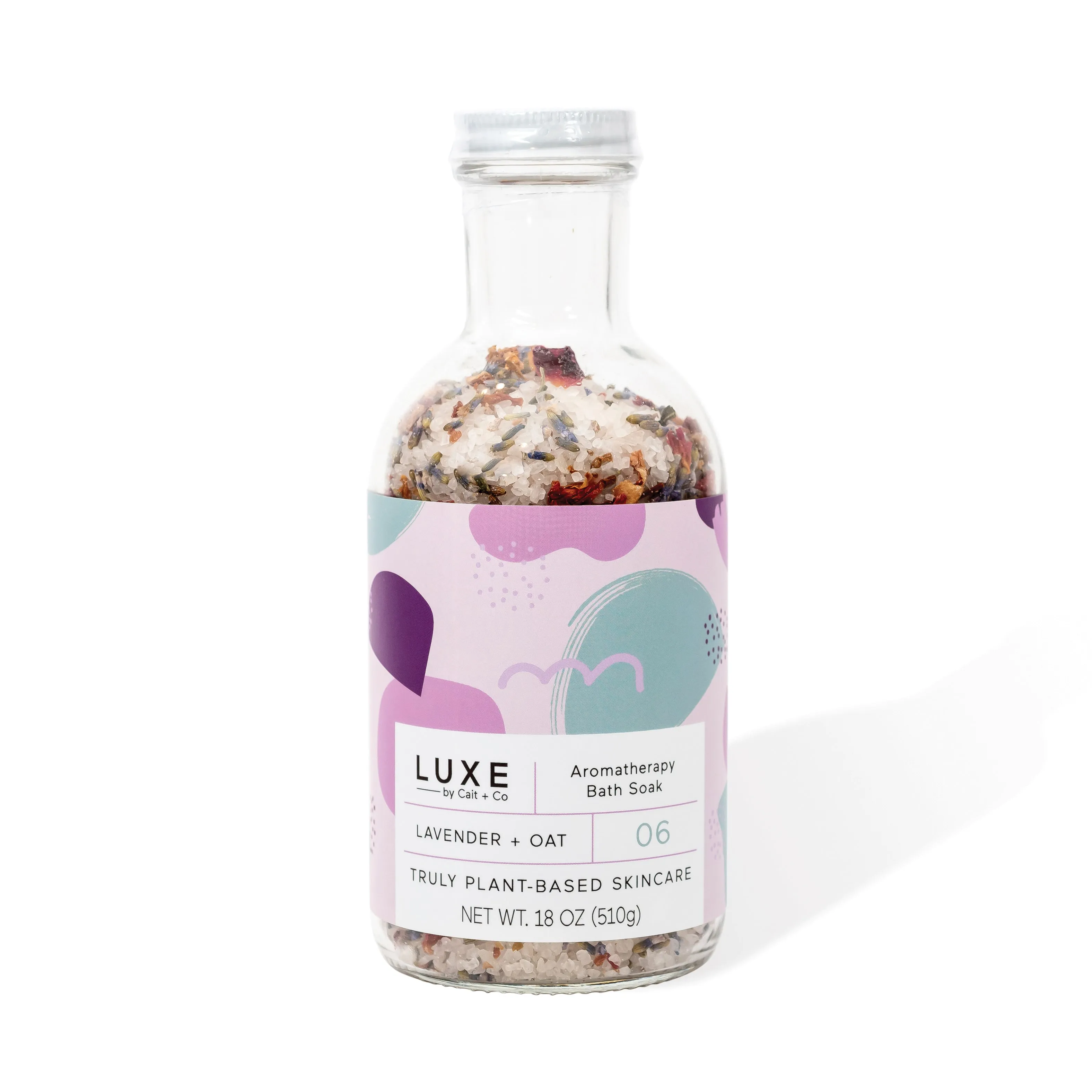 Lavender   Oat Aromatherapy Bath Salt Soak