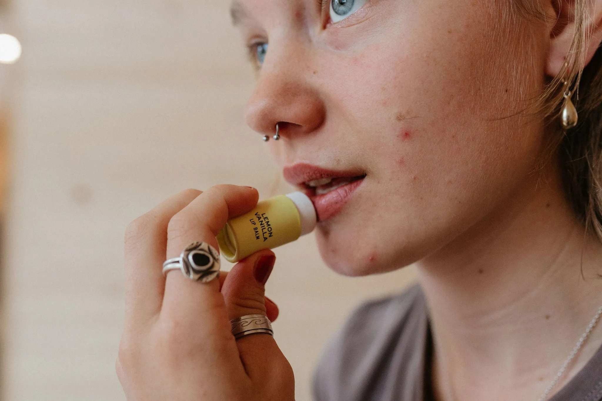 Lemon Vanilla Organic Lip Balm