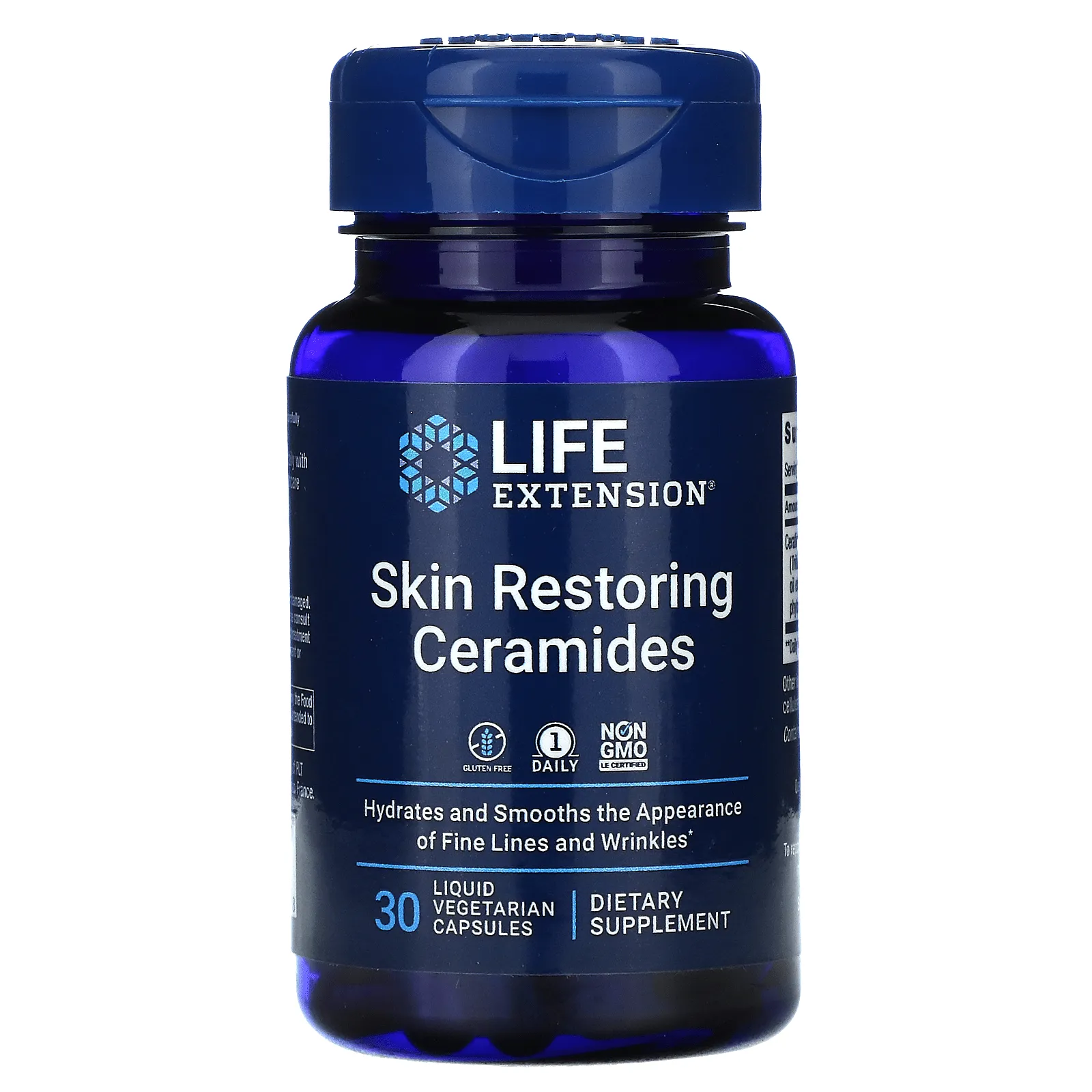 Life Extension Skin Restoring 350mg Phytoceramides with Lipowheat 30 Caps