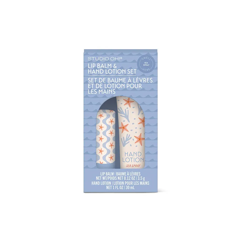 Lip Balm & Hand Lotion Set-Sea Life