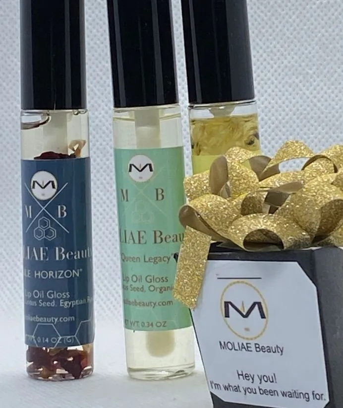 Lip Oil Gloss | Marula Oil | Lotus Seed Oil | Egyptian Roses | Chrysanthemums