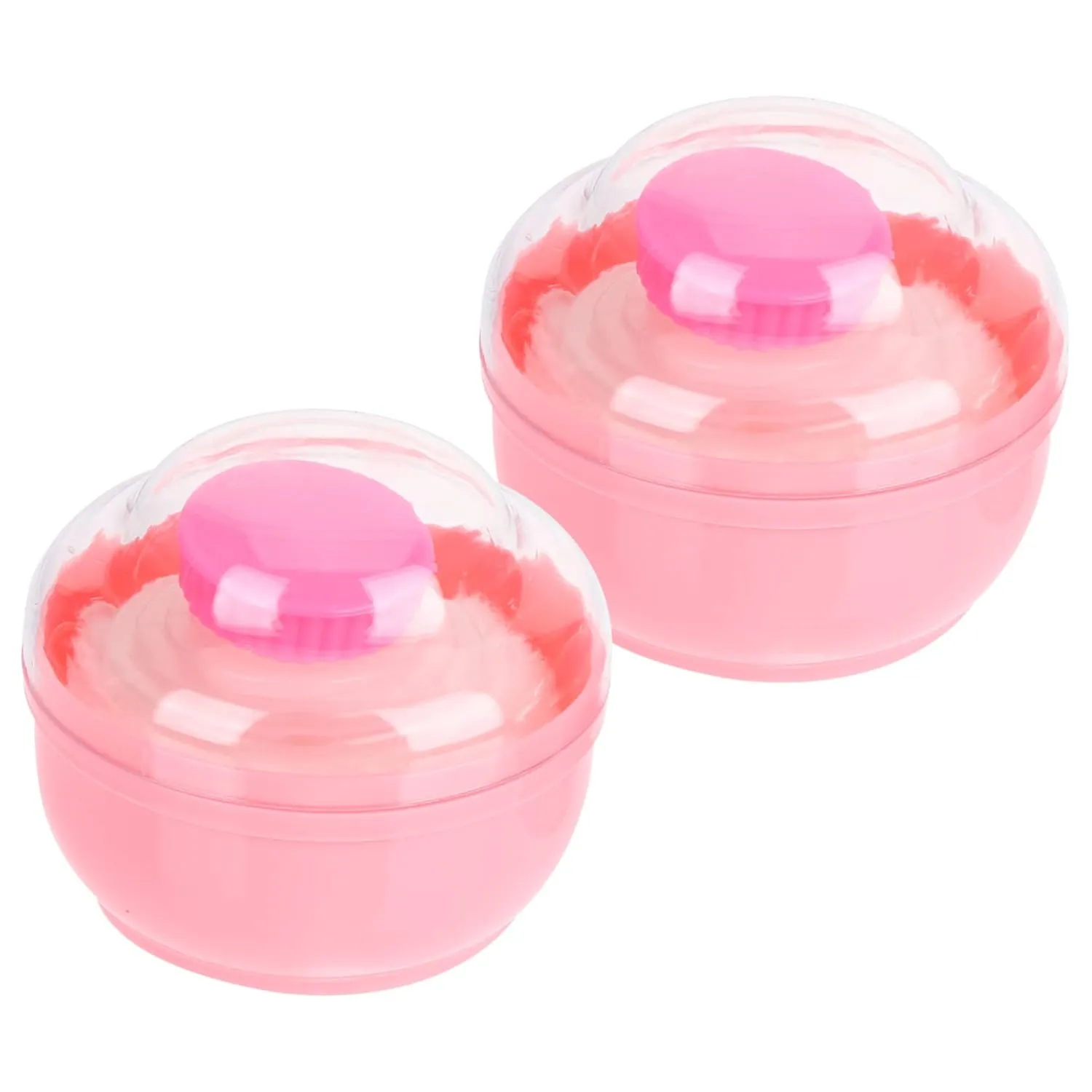 Loose Powder Puff Box for Boys and Girls Body Powder Puff and Container Design