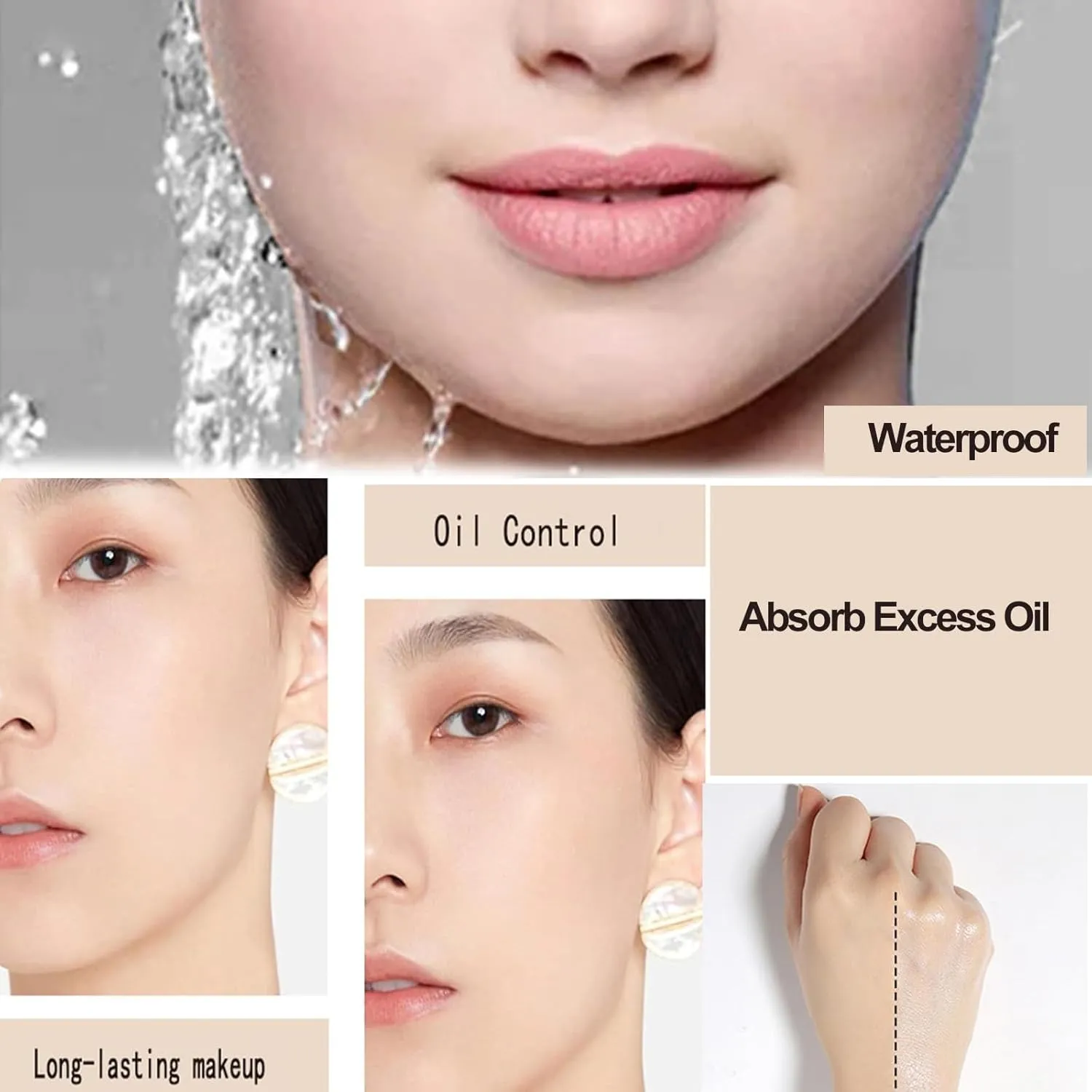 Luminance Blurring Powder, Luminance Powder, Blurring Setting powder,Beauty blurring powder, Pink Setting powder All Skin Tones (#02B, 1)