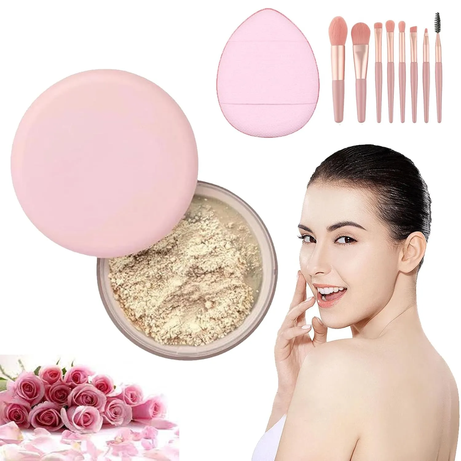 Luminance Milano Pink Powder, Luminance Milano Powder, Luminance Powder, Beauty Blurring Powder, Beauty Pink Setting Powder, Beauty Blurring Setting Powder (#2)