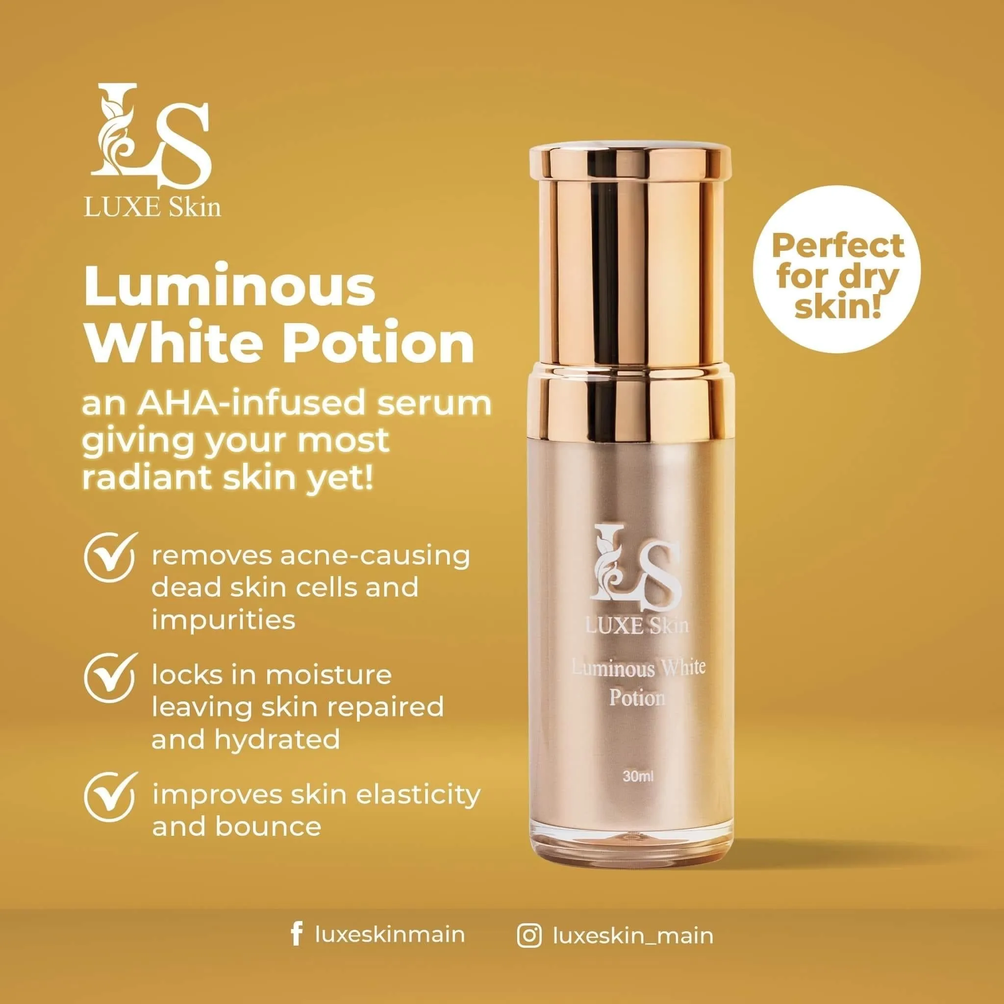 Luxe Skin - Luxe Glowtion SPF 50 - 120ml