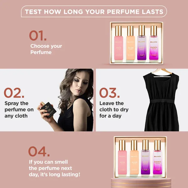 Luxury Perfume Gift Set For Women - 4 x 20ml (Valentine)