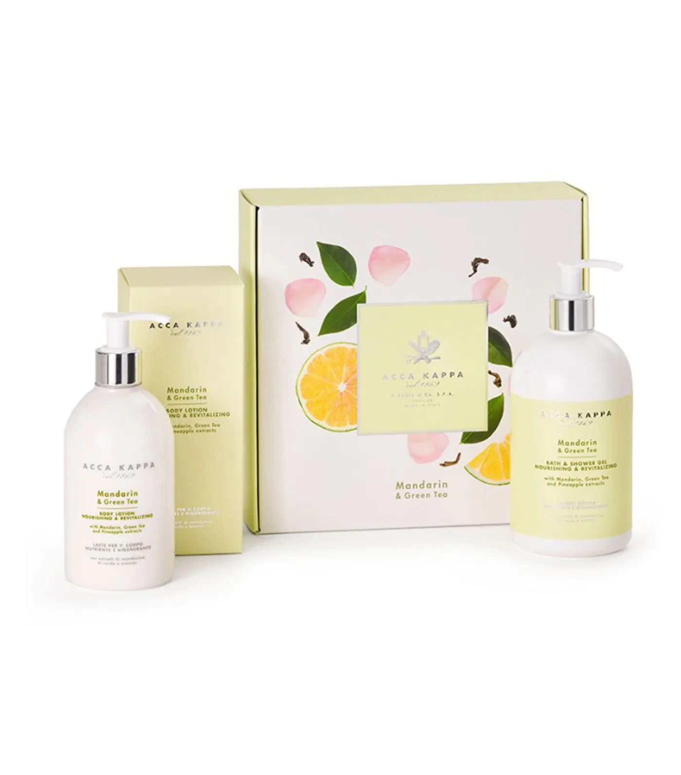 Mandarin & Green Tea Gift Set: Shower Gel   Body Lotion