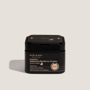 [Mary&May] Premium Idebenone Blackberry Complex Essence Mask 20EA/250g
