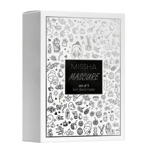 Mascure Face Sheet Masks zestaw maseczek w płachcie 5x28ml