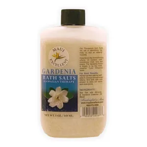 Maui Excellent Gardenia Essential Oil Bath Salt 5 oz