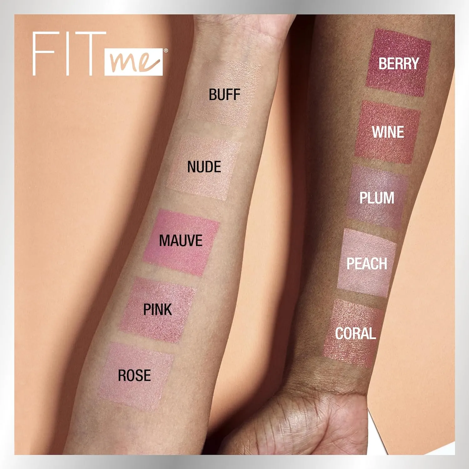 Maybelline Fit Me Blush, Lightweight, Smooth, Blendable, Long-lasting All-Day Face Enhancing Makeup Color, Nude, 1 Count