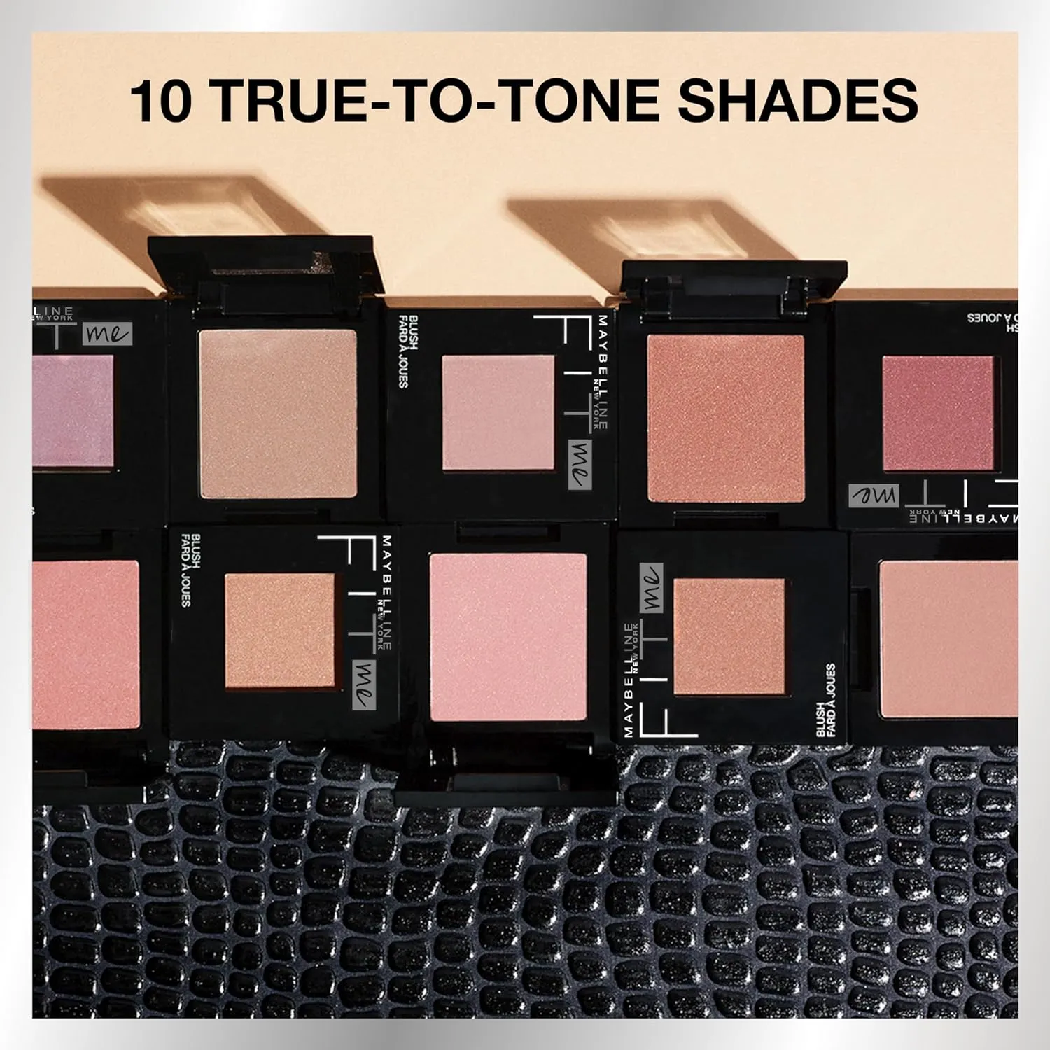 Maybelline Fit Me Blush, Lightweight, Smooth, Blendable, Long-lasting All-Day Face Enhancing Makeup Color, Nude, 1 Count