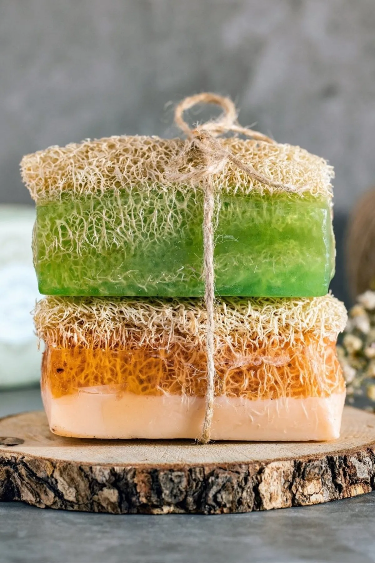 MØDA Donkey Milk and Honey Soap with Natural Loofah