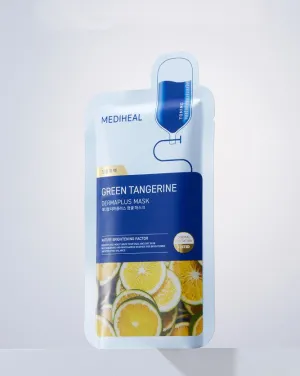 MEDIHEAL Derma Plus Green Tangerine Mask 10 sheets*22ml
