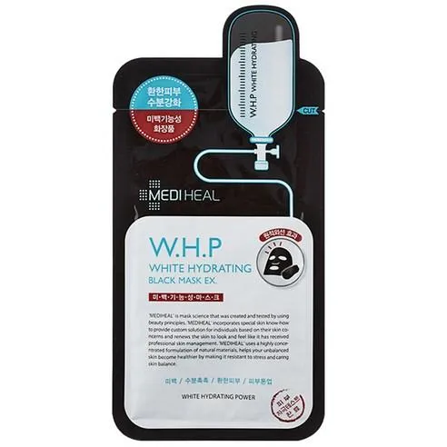 MEDIHEAL W.H.P White Hydrating Black Mask EX 25ml x 10