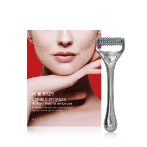 MEDITHERAPY Wrinkle fit Mesh Sheet Collagen Masks 7EA   Boosting Roller 1EA