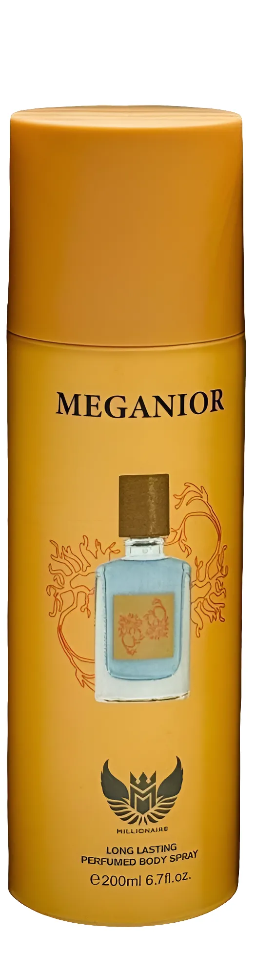 MEGANIOR Millionaire Long Lasting Perfumed Body Spray 200ml