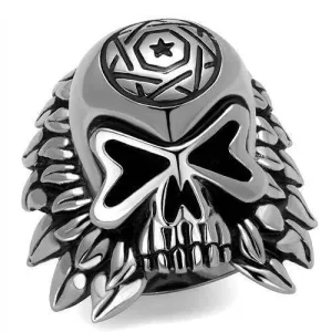Mens Skull Mask Stainless Steel No Stone Rings
