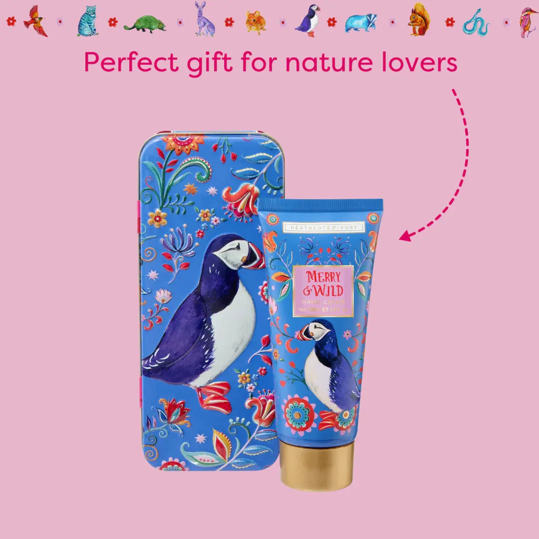 Merry and Wild 100ml Hand Cream in Tin Gift Set
