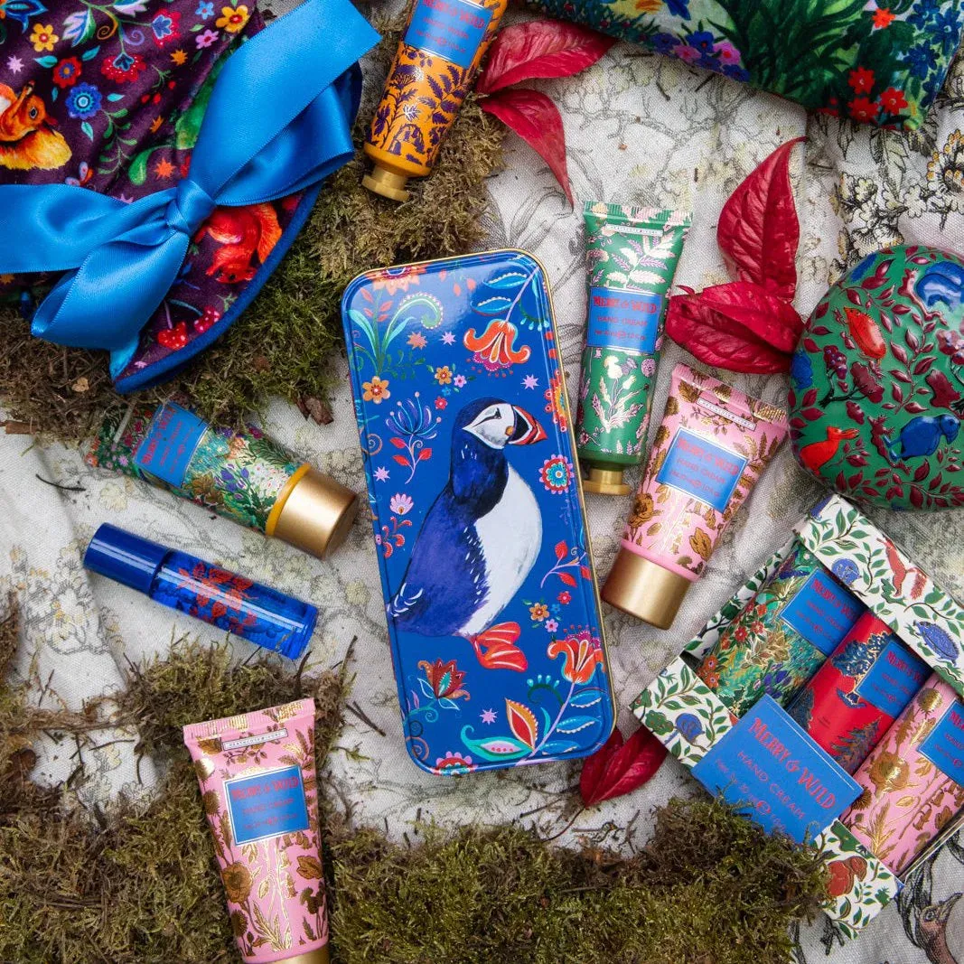 Merry and Wild 100ml Hand Cream in Tin Gift Set