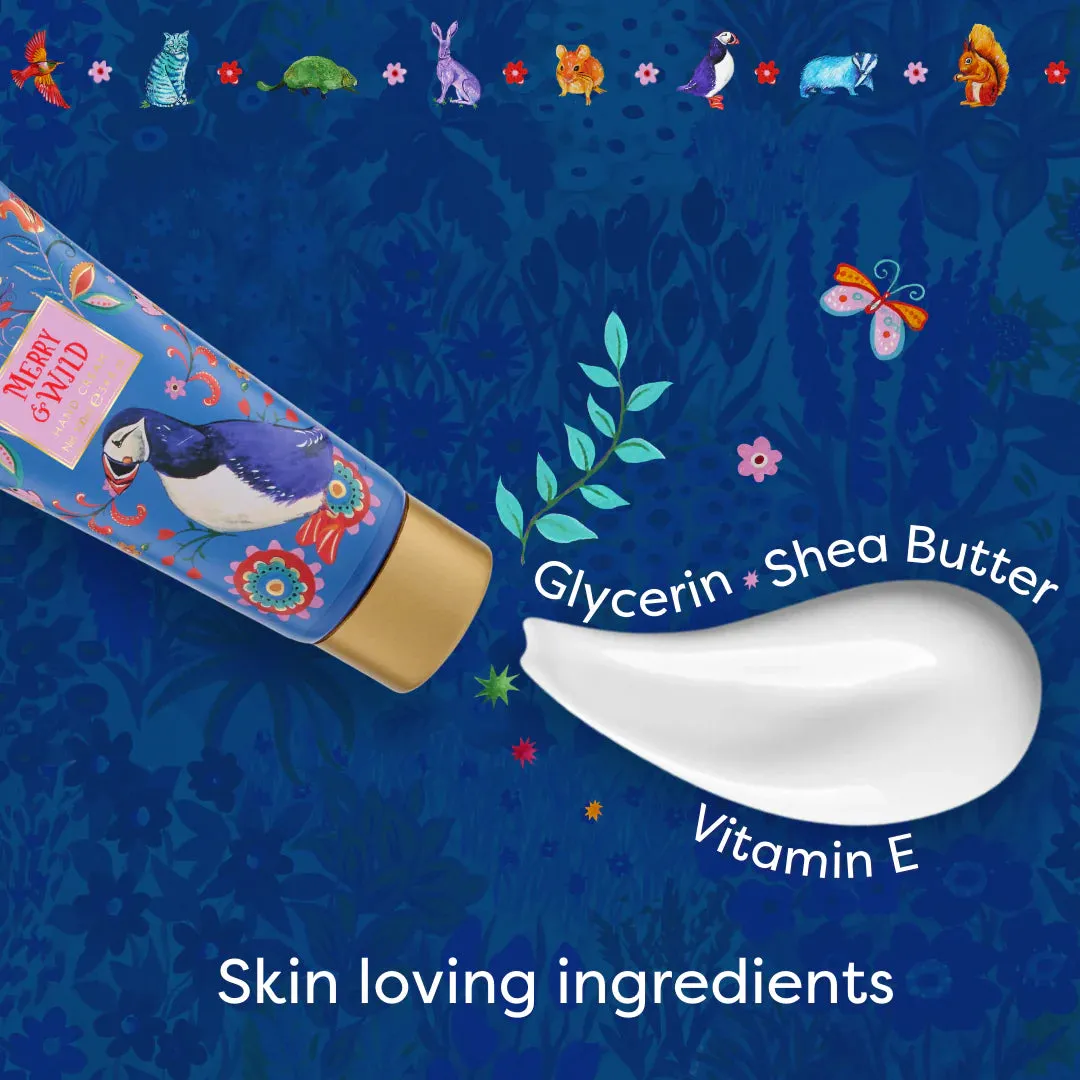Merry and Wild 100ml Hand Cream in Tin Gift Set