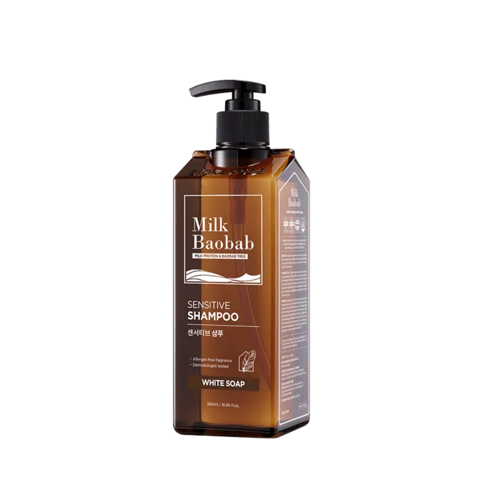 Milk Baobab Sensitive Shampoo White Soap 500ml