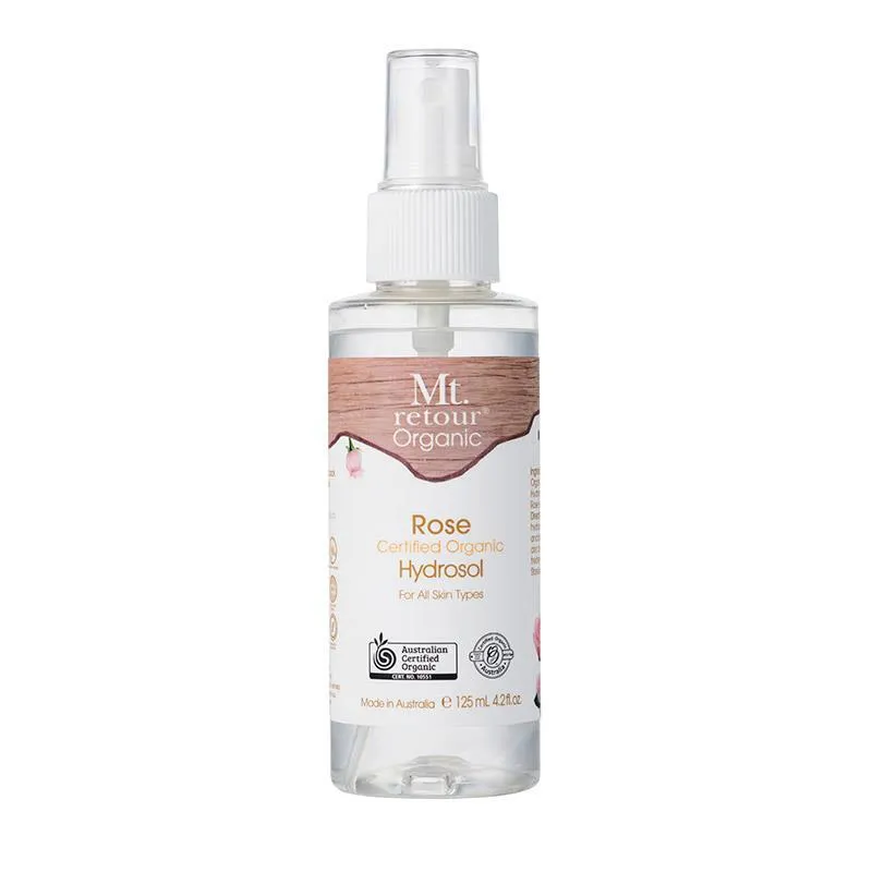 Mt.Retour Certified Organic Rose Hydrosol (MR46) 125mL