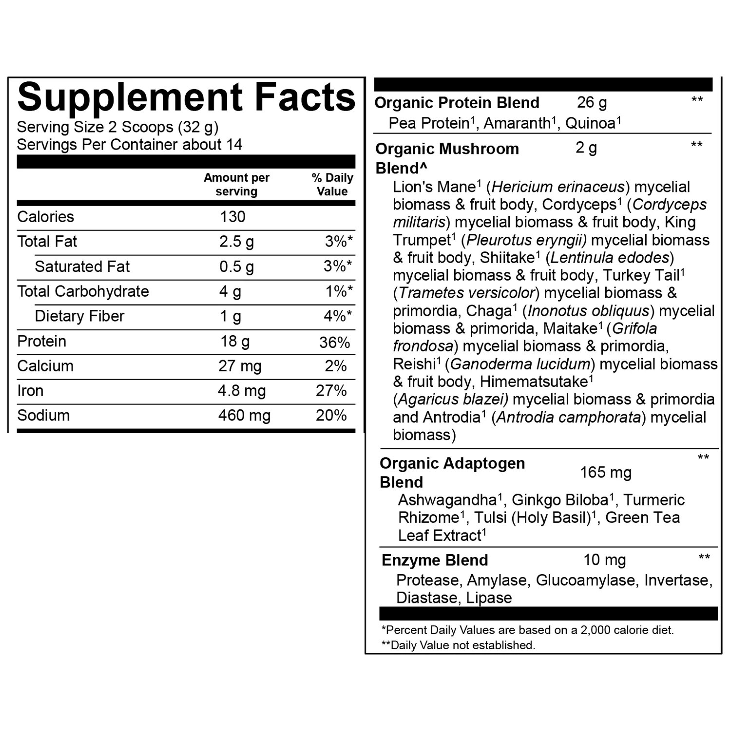 Mushrooms   Protein Powder - Save 20%
