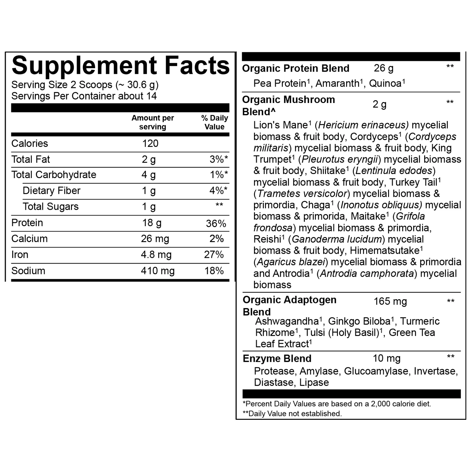 Mushrooms   Protein Powder - Save 20%