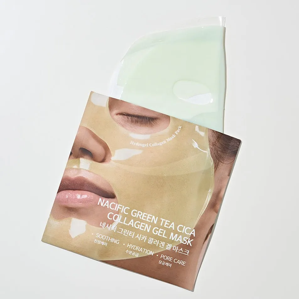 NACIFIC Green Tea Cica Collagen Gel Mask 1ea