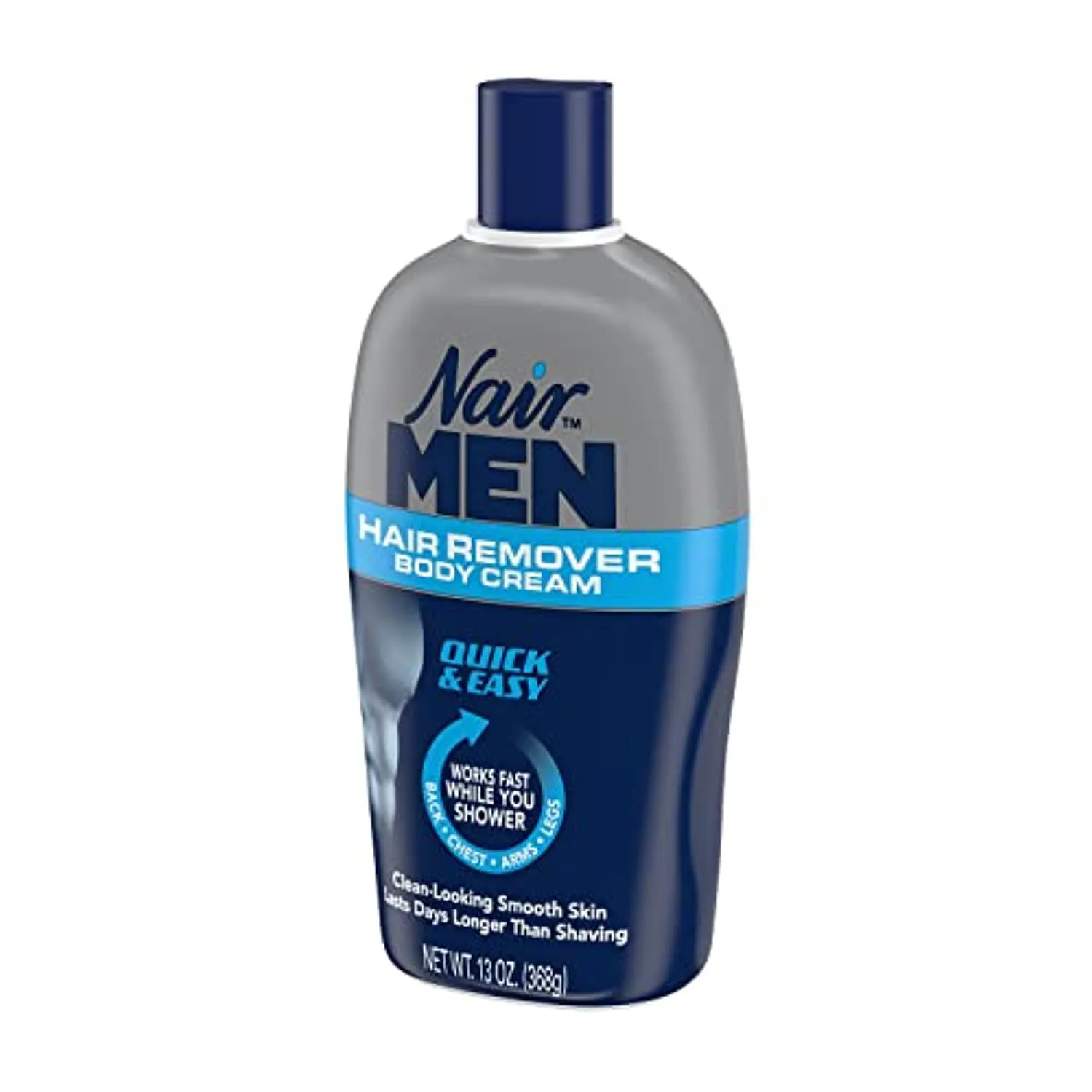 Nair Hair Remover for Men Hair Remover Body Cream, 13 oz. (Packaging May Vary)