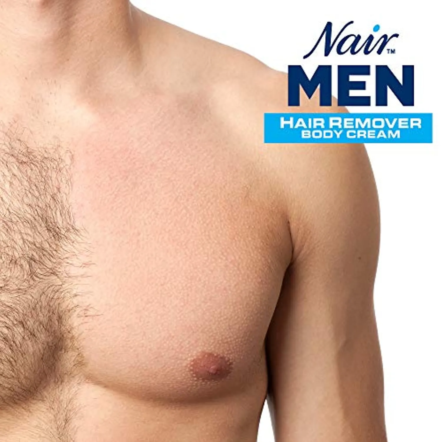 Nair Hair Remover for Men Hair Remover Body Cream, 13 oz. (Packaging May Vary)
