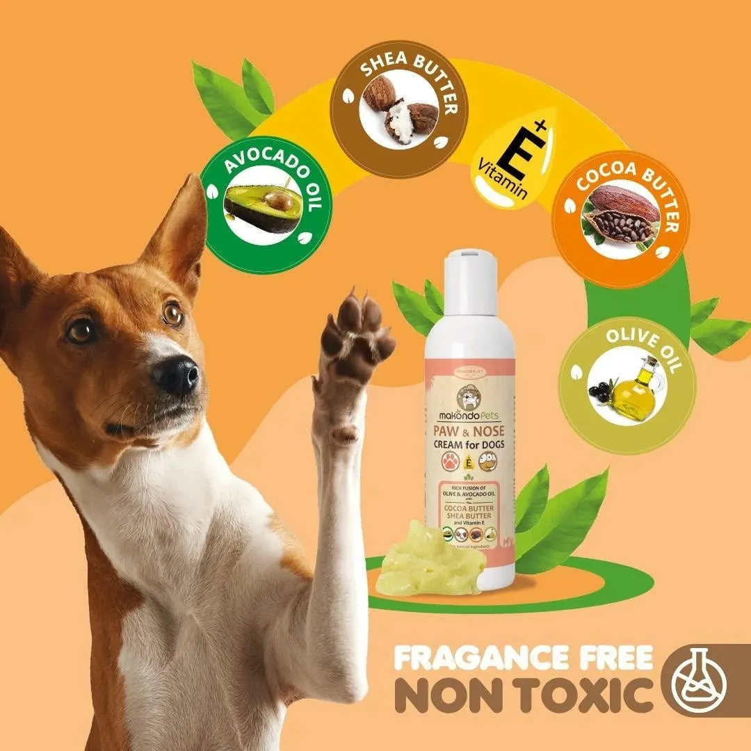Natural Dog Paw Balm  Non Waxy Formula Dog Nose Balm & Snout Soother for Dogs.
