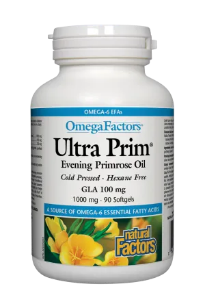 Natural Factors Ultra Prim Evening Primrose Oil 1000 mg 90s