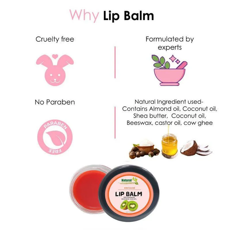 Natural Health and Herbal products Fruit-Infused Lip Care: Kiwi Flavor in an Orange Tinted Bright Lips Long Lasting 12 Hrs Miniaturization, Long Lasting, Romantic, Kissable, Smooth Enriched, Care- 8g