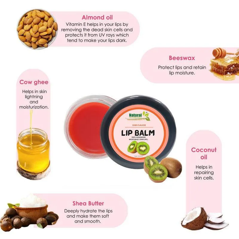Natural Health and Herbal products Fruit-Infused Lip Care: Kiwi Flavor in an Orange Tinted Bright Lips Long Lasting 12 Hrs Miniaturization, Long Lasting, Romantic, Kissable, Smooth Enriched, Care- 8g