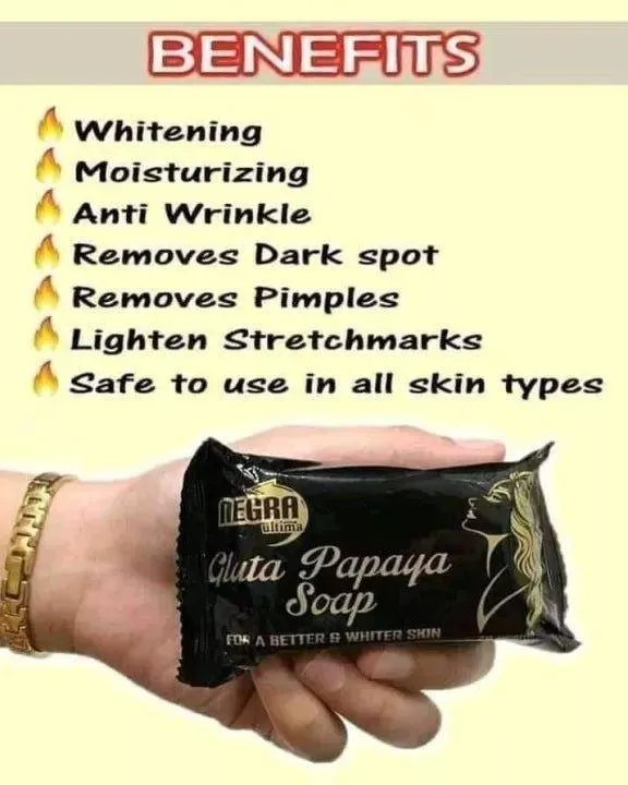 Negra Ultima Gluta Papaya Soap - 70g