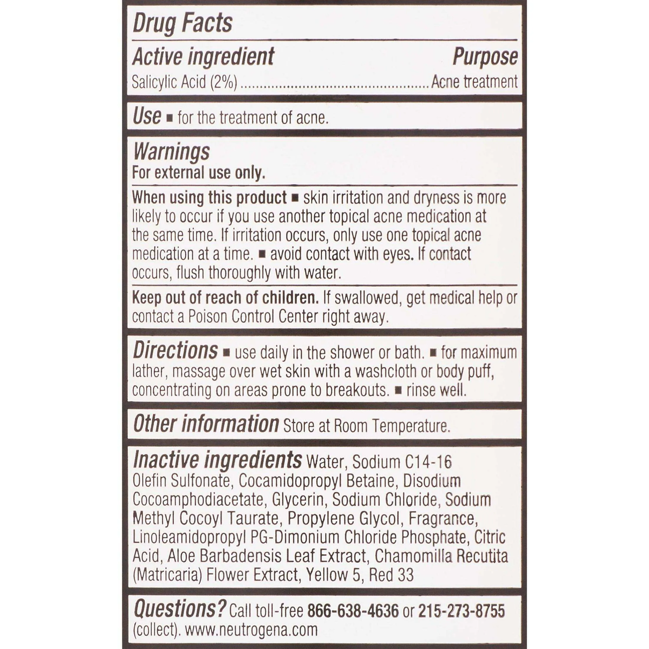 Neutrogena Body Clear Oil-Free Acne Body Wash - 8.5 fl oz