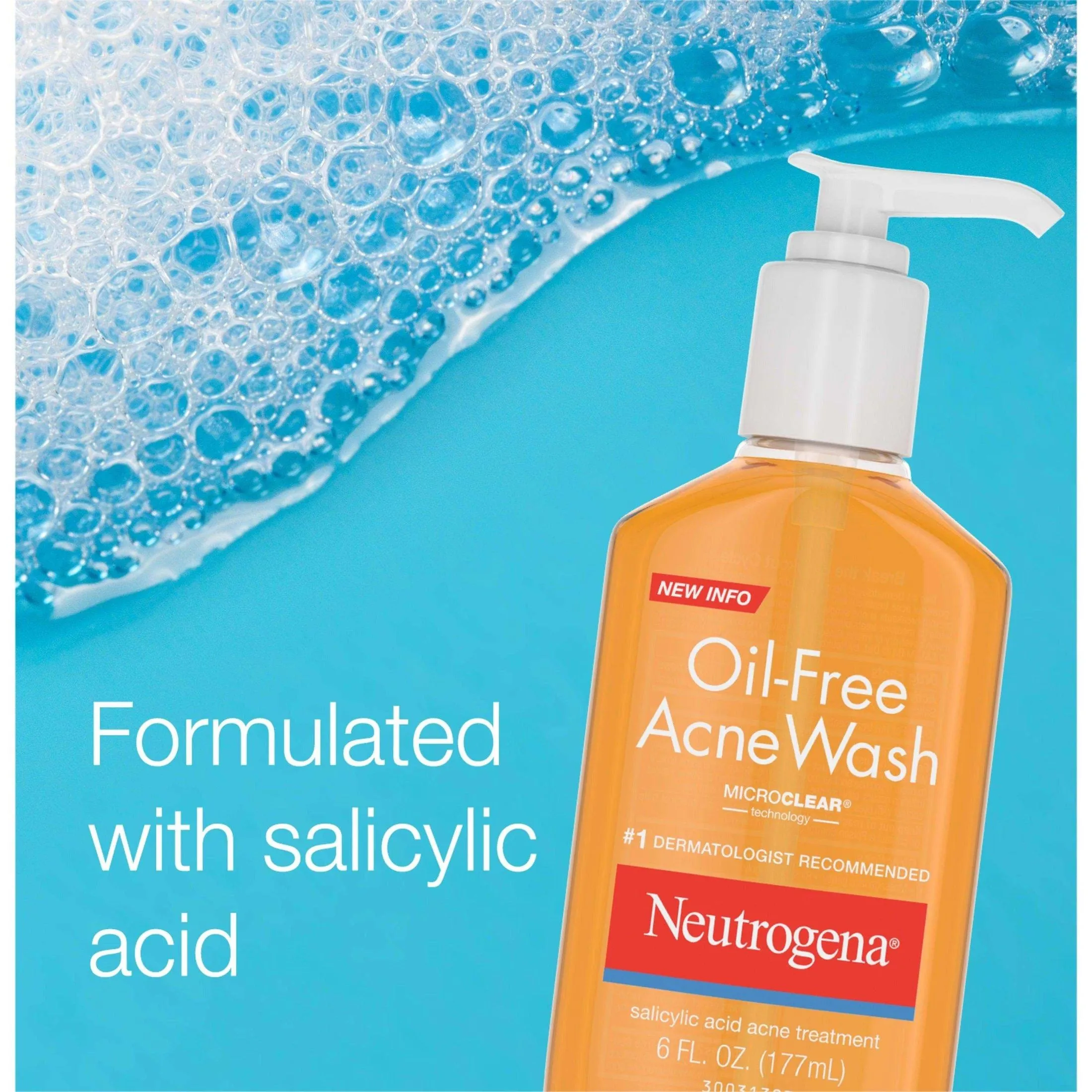 Neutrogena Oil-Free Acne Wash with Salicylic Acid - 6 fl oz